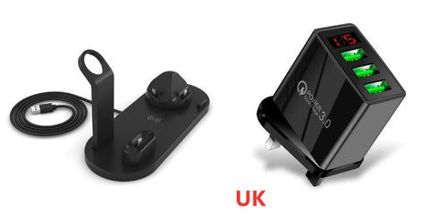 4 In 1 Wireless Charger Fast Charging Pad Stand